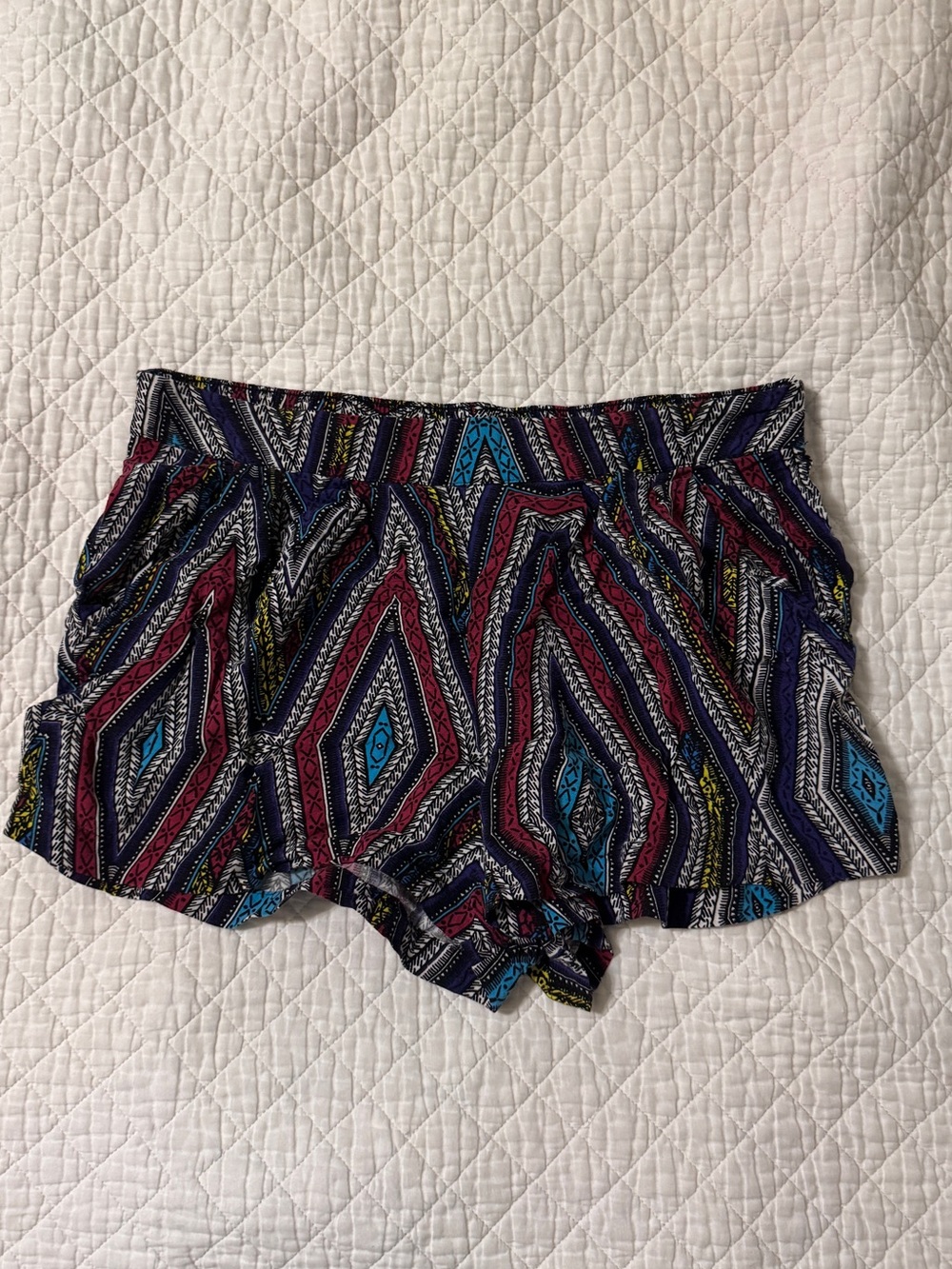Flowy Elastic Waist Shorts